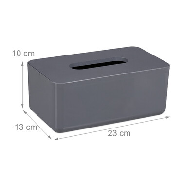 Relaxdays Tissue Box with Bamboo Lid