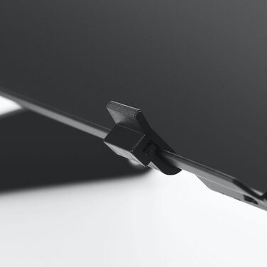 Підставка для ноутбука LifeBasis, складна, регульована, з алюмінієвого сплаву, для екранів до 17 дюймів, чорна