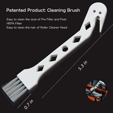 Фільтри для пилососа Dyson V7, V8, V8+ Wolfish (3+3+1) - комплект, замінник 965661-01, 967478-01