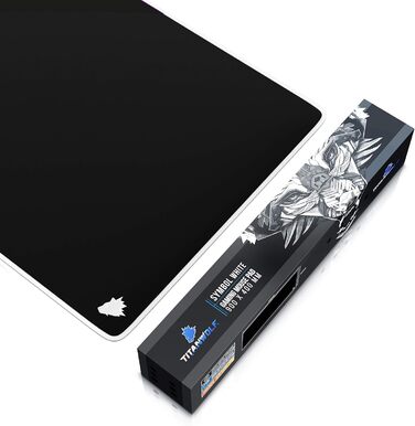 Килимок для миші TITANWOLF XXL Speed - 900 x 400 мм - великий розмір, з мотивом TITANWOLF, покращена точність та швидкість, антиковзкий, зносостійкий