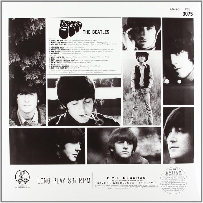 The Beatles Rubber Soul - Вінілова платівка LP (оригінал)