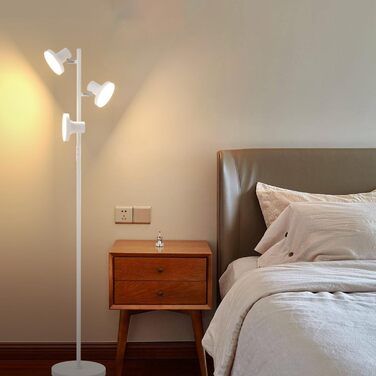 Стельовий світильник SIBRILLE з LED, 36W, димування, 2500LM, пульт ДУ та сенсорне управління, 2700K-6500K, 3-х світловий, для вітальні, спальні, офісу, готелю