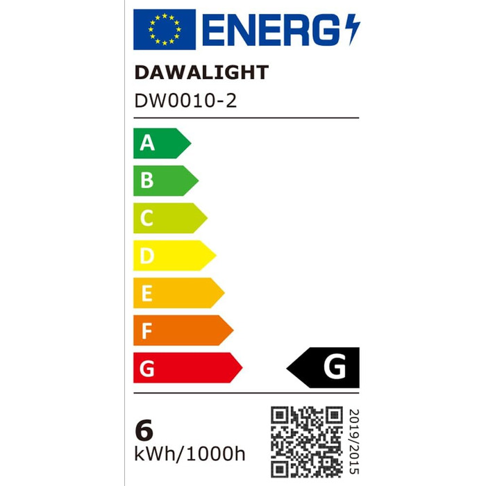 DAWALIGHT Настінний світильник для вулиці, комплект 2 шт., IP65, 2x6W, 3000K, тепле біле світло, темно-сірий, пластик