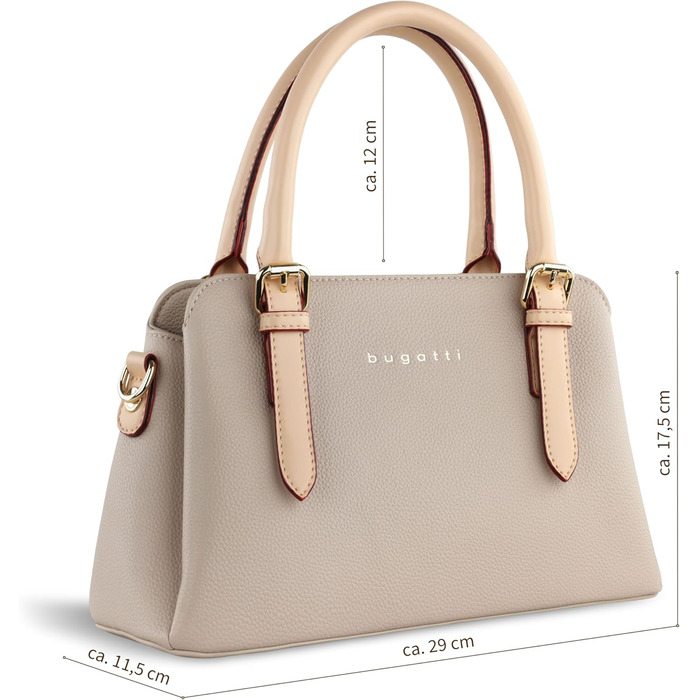Сумка жіноча Bugatti Ella бежевого кольору, маленька сумка через плече для жінок
