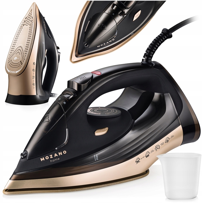 Парова праска Mozano Perfect Smooth, 3200 Вт, керамічна підошва, 350 мл