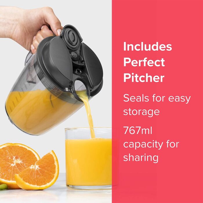 Nutribullet Швидковичавник, JB-BX044D-23, 800 Вт, Графіт, 800 Вт, Одинарний