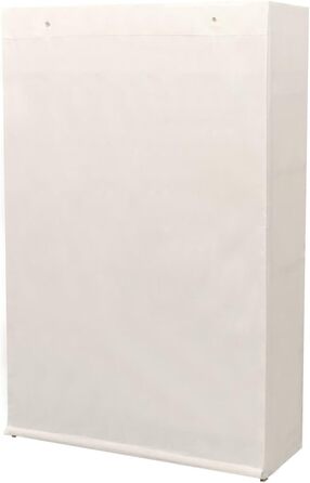 Тканинна шафа для одягу vidaXL 110x40x170 см біла, спальня, вітальня, гардероб, органайзер