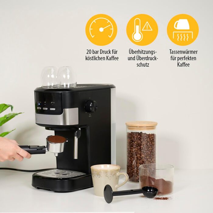 Еспресо-машина Tristar CM-2278: 2 чашки, Nespresso, кава, 20 bar, підігрів чашок