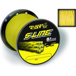 Шнур Black Cat S-Line 0,45 мм, 400 м, 50 кг (110lbs), жовтий