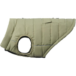 Spark Paws Warmshield™ Dog Jacket Winter Coat, Warm Fleece Lining, Water-Repellent, Windproof, Reflective Vest, Suitable for Medium and Large Dogs, Cold Protection Snow Jacket Parka - - M (M: 5-7kg, Olive)
