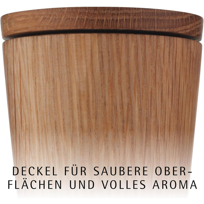 Набір для солі та перцю WMF Ceramill Nature (2 шт.), дерев'яна, без наповнювача, для солі, перцю, чилі, керамічний жорно, млин для спецій