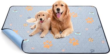 Багаторазові пелюшки для цуценят, 2 шт. Суперпоглинаючі пелюшки PIPI для собак, неслизькі тренувальні пелюшки для диванів, вольєрів або автокрісел 76x81 см (2 шт.) (168x125 см (1 шт.))