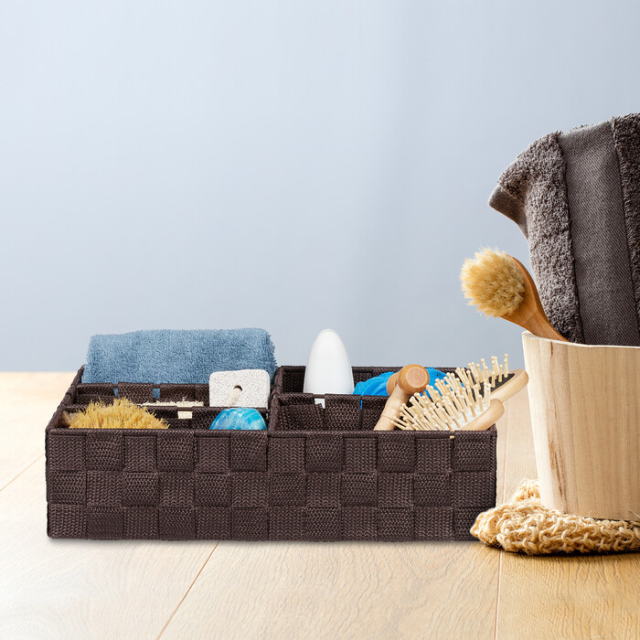 Relaxdays Storage Basket with 5 Compartments