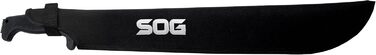 SOGFari 18 in. Machete, Black Kraton Handle, Black Blade