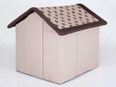 Будинок для собак та котів HobbyDog - кімната для тварин, 44 x 38 x 45 см, бежевий, з знімним дахом [M]