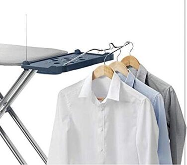 Прасувальна дошка Mabel Home Extra-Wide з крилами та 8 функціями + чохол, сіра (для ліжка)