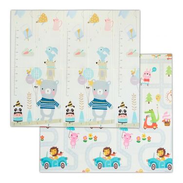 Relaxdays Foldable Play Mat with Animals