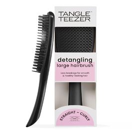 Тізер Tangle Teezer Ultimate Detangler Black Gloss - щітка для волосся, чорна, велика