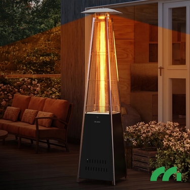 Садовий інфрачервоний обігрівач-піраміда PARASOL Pyramid-S 12кВт + захисний чохол