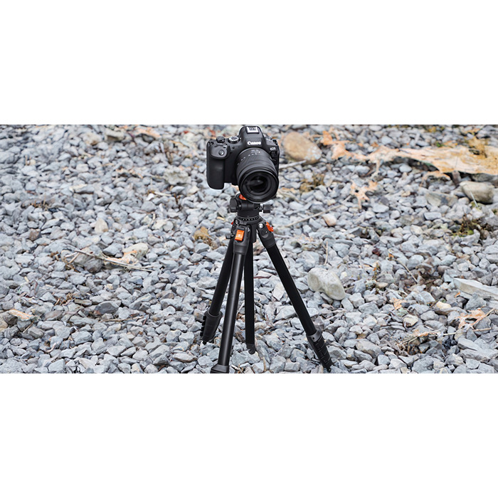 Штатив K&F Concept O235A1 + голова BH-40 + тримач для смартфона, 175 см, чорний