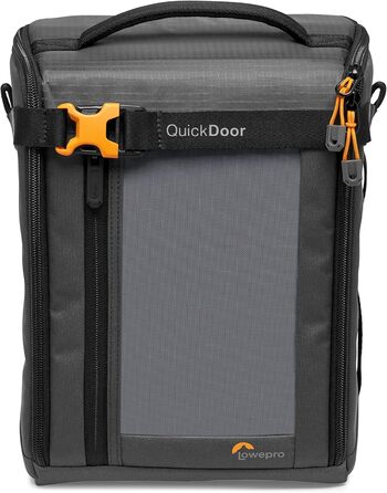 Чохол для камери Lowepro GearUp Creator Box Large II (XL), для бездзеркальних та DSLR камер, з QuickDoor, з перероблених матеріалів, помаранчевий, сірий