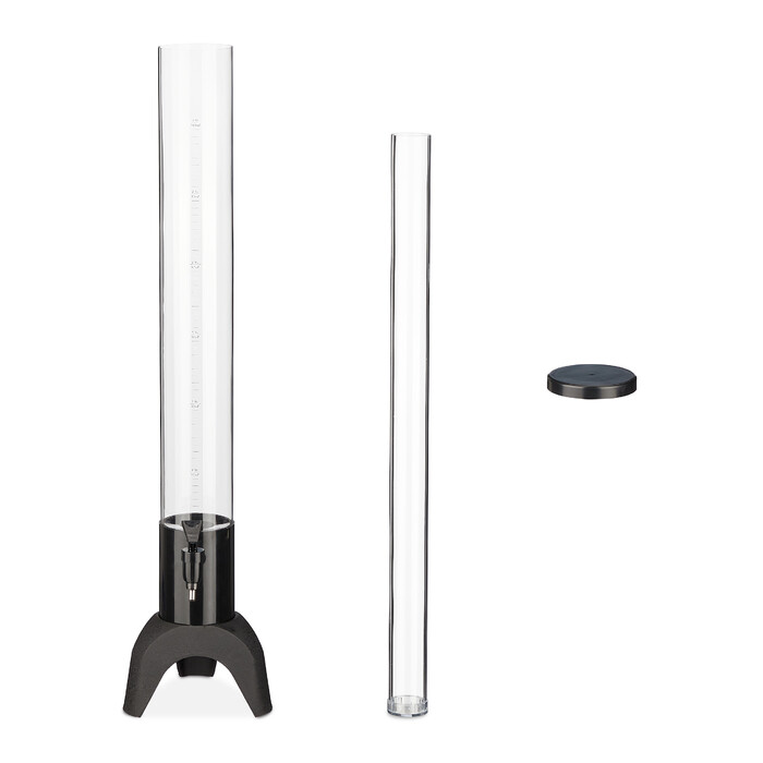 Relaxdays 2.5 l Beer Tower with Tap