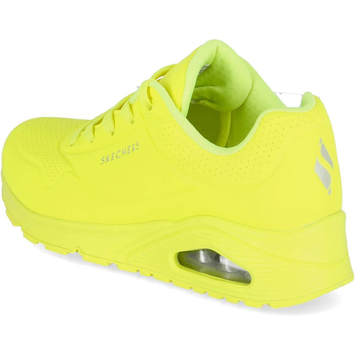 Жіночі кросівки Skechers UNO Night Shades, 42 EU, Durabuck, неоновий жовтий