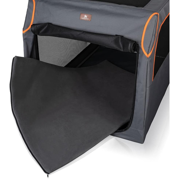 Складана переносна переносна собача будка Knuffelwuff з алюмінієвим каркасом XL, 91x61x58 см