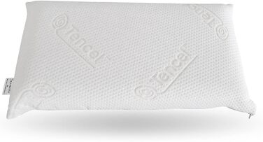 Ортопедична подушка для шиї Jekatex Sleepy 35x70x9 см, в'язкопружна піна, Tencel