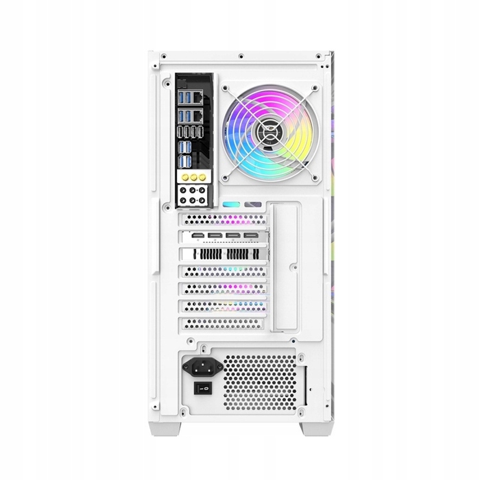 Корпус для комп'ютера darkFlash DS900WD Midi Tower (білий, ATX, загартоване скло, gaming)