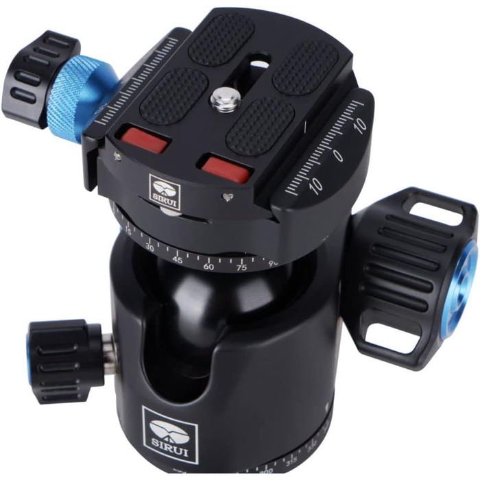 Штатив SIRUI ST-10X з вуглецевого волокна, з відеоголовою для панорамної зйомки, трикутною центральною колоною, для DSLR-камер, 4 секції, висота до 166 см, навантаження до 3 кг