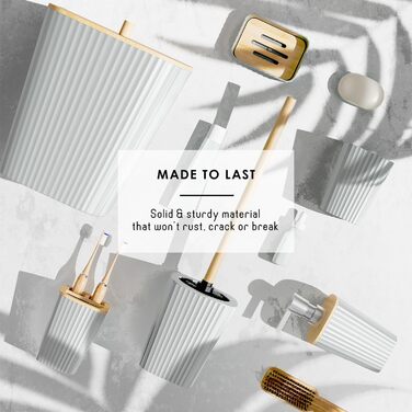 Набір аксесуарів для ванної кімнати Clara Clark Bad-Set Hunter Green (6 предметів)