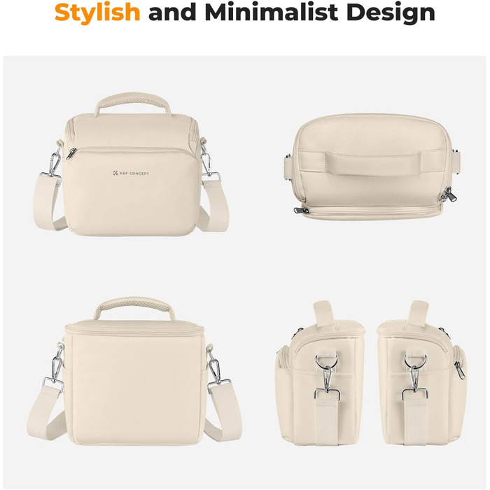 Сумка-рюкзак для фотокамери K&F Concept Beige - для фотографів, повсякденне використання