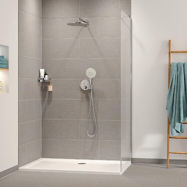 Насадка для душу Grohe Vitalio SmartActive 150, економна вода, 9 л/хв, хром, з трьома режимами, Antikalk, універсальний під'єднання