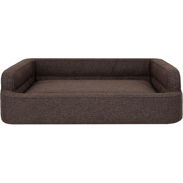Ліжко для собак та котів, зручне та знімний чохол, коричневе, розмір XXL (117x79 см)