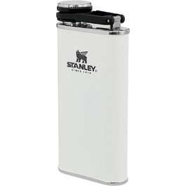 Термос Stanley Classic Wide Mouth 236ml з кришкою Never-Lose, нержавіюча сталь, зелений Hammertone (Polar White), BPA Free