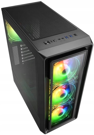 Корпус Sharkoon TK4 RGB Midi Tower, чорний
