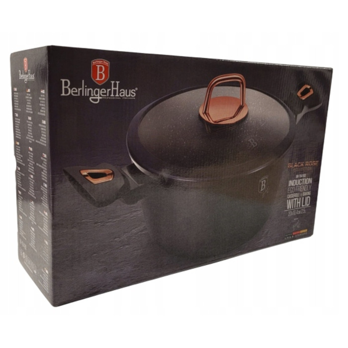 Каструля традиційна Berlinger Haus Black Rose, 2,5 л