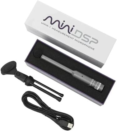 miniDSP Umik-1: USB вимірювальний мікрофон з всеспрямованою характеристикою для калібрування аудіо
