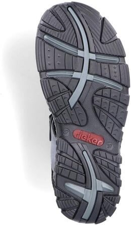Сандалі жіночі Rieker 68851 класичні блакитні, розмір 39 EU