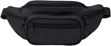 Чоловіча/жіноча поясна сумка Brandit Waistbeltbag чорного кольору, для фестивалів та повсякденного використання