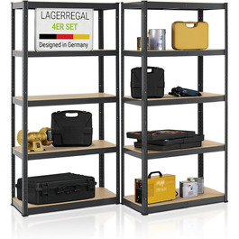 Juskys Basic X Heavy-Duty Shelving Unit