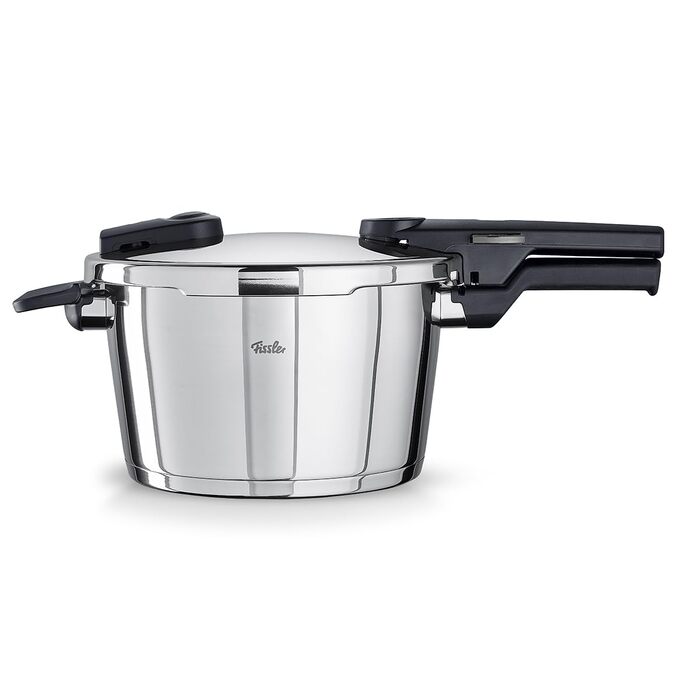 Каструля-скороварка Fissler Vitaquick 4.5 л, Ø 22 см, нержавіюча сталь, 2 режими приготування, Made in Germany, індукційна плита