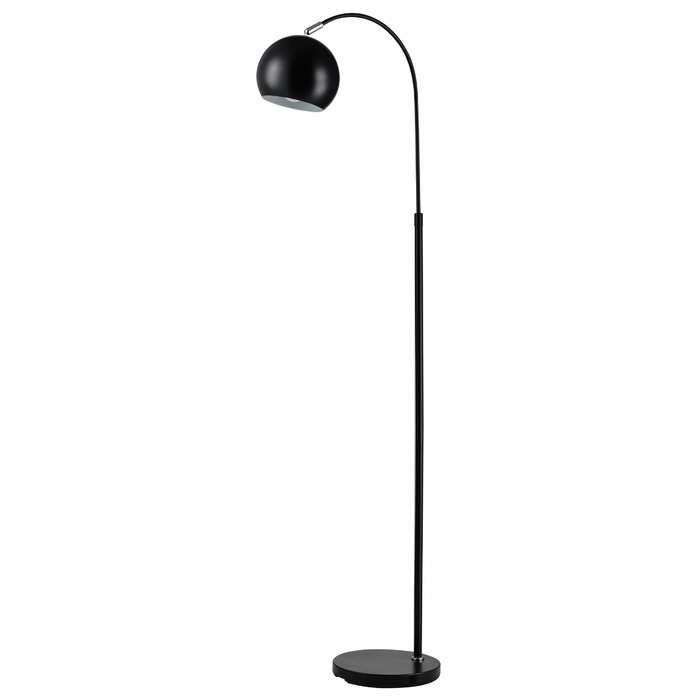 Підлогова лампа Krislamp Aura E27 40 Вт, срібляста