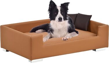Софа для собак Candy | Лягушкове ліжко для собак для максимального комфорту | М'яка подушка для собак з бортиком, ідеально як переноска для собак | Корзина та ліжко для собак маленьких порід (Ньюгорт)