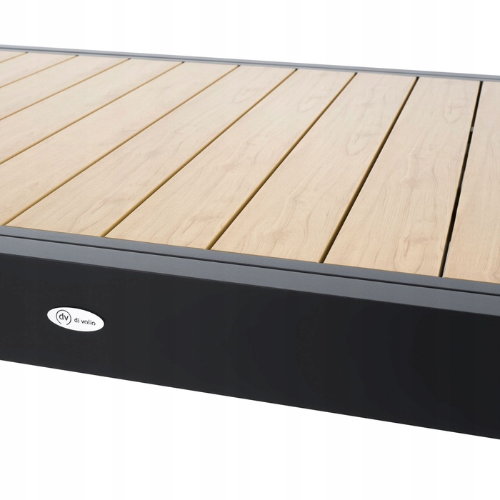 Розкладний садовий стіл Di Volio Galipo DV-062GT, бежевий, 135/270x90x75,5 см