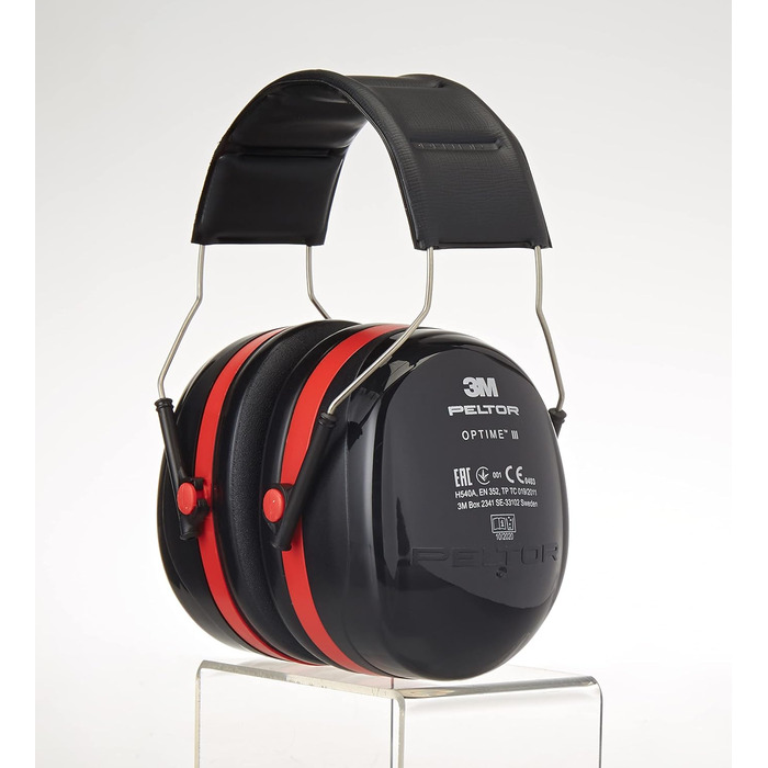 Навушники Peltor Optime III - шумозахисні, унісекс, чорні, SNR 35