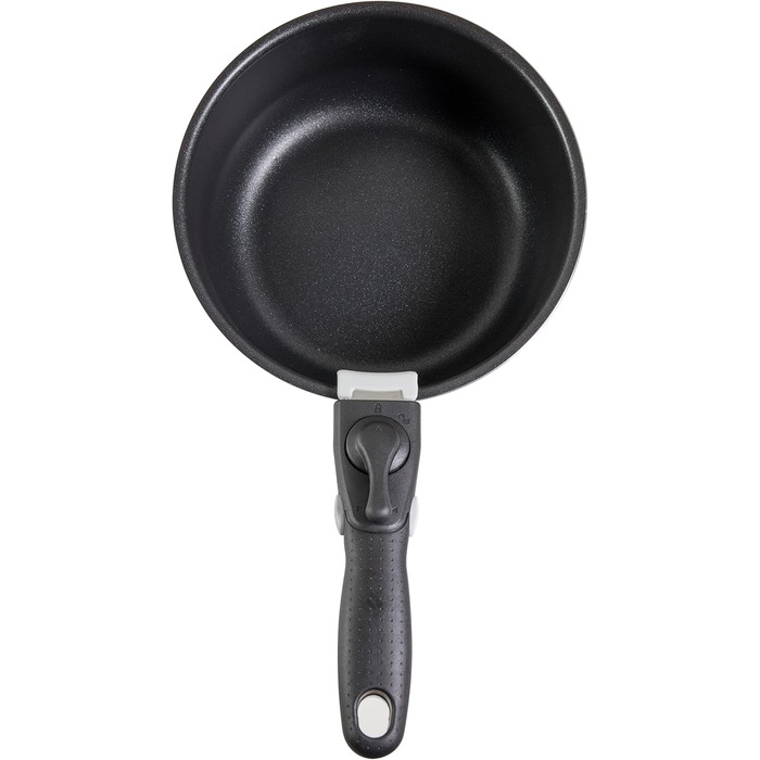 Набір каструль та сковорідок Motase 6 предметів з антипригарним покриттям, знімні ручки, легкий алюміній, підходить для індукційних плит, червоний