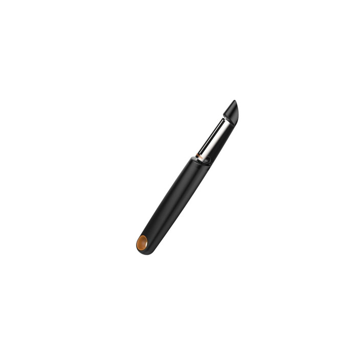 Овочечистка Fiskars Functional Form 18 см, сталь/пластик, чорно-помаранчевий (1014419)