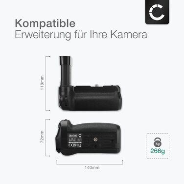 Насадка-ручка CELLONIC для Nikon Z6 II, Z7 II з акумулятором EN-EL15